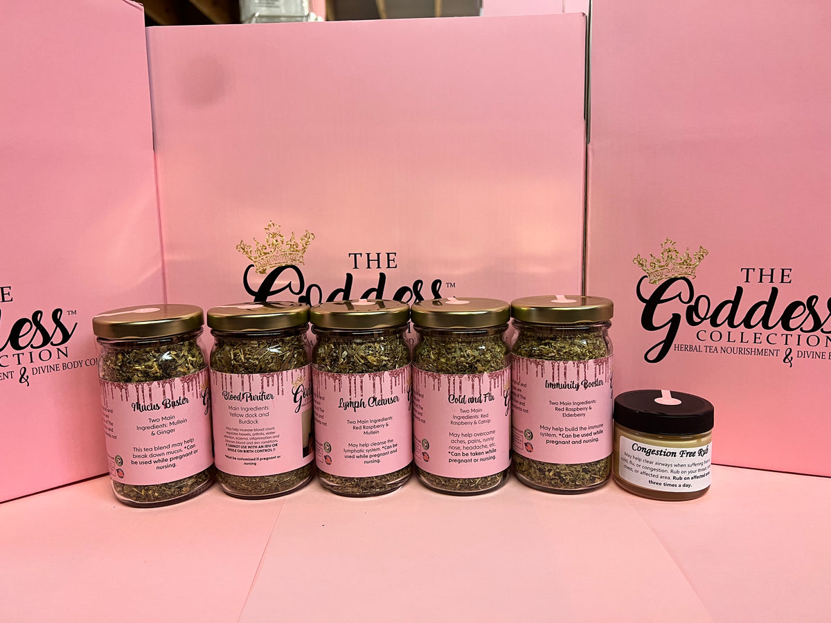 Goddess Collection Tea Winter Package Collection for Seasonal Skin Care Needs