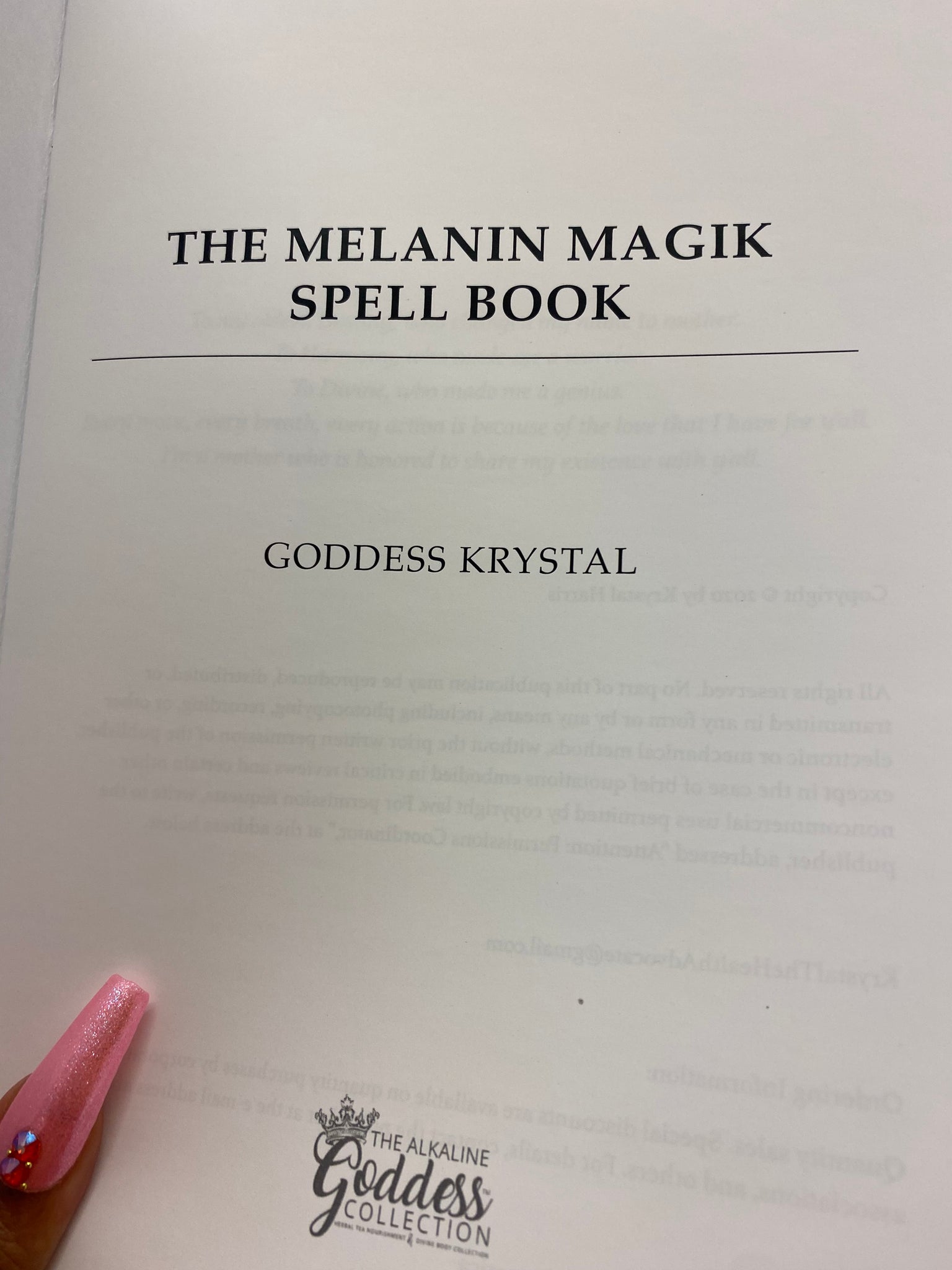 The Melanin Magik Spell Book Paperback – The Goddess Collection